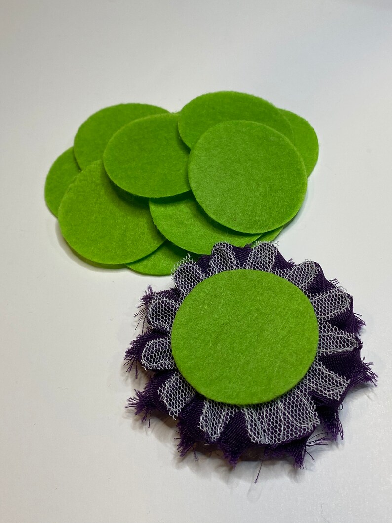100 Runde Filzkreise 15 Mm - Vorgeschnitten Für DIY, Nähen, Bastelprojekte, Rot