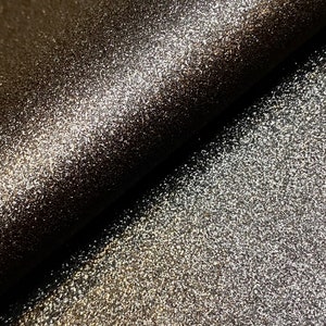 Black pearlescent faux leather sheets, solid color vinyl fabric, diy hair bow and earrings, craft supplies,