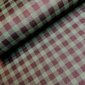 Hunter green buffalo plaid printed faux leather sheets, pattern vinyl fabric, diy hair bow and earrings, craft supplies