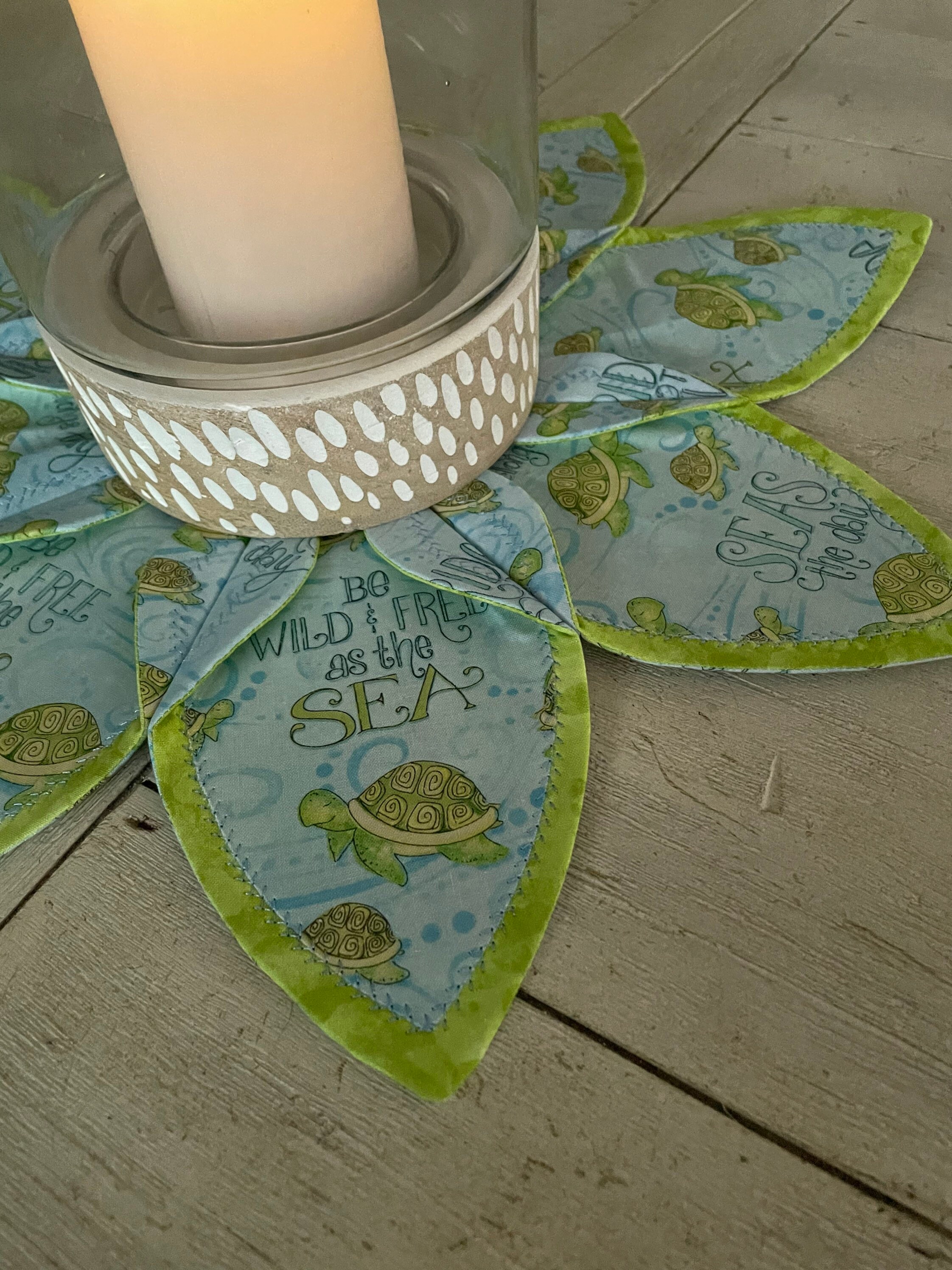 Whimsical Turtles Table Runner & Centerpiece Etsy UK