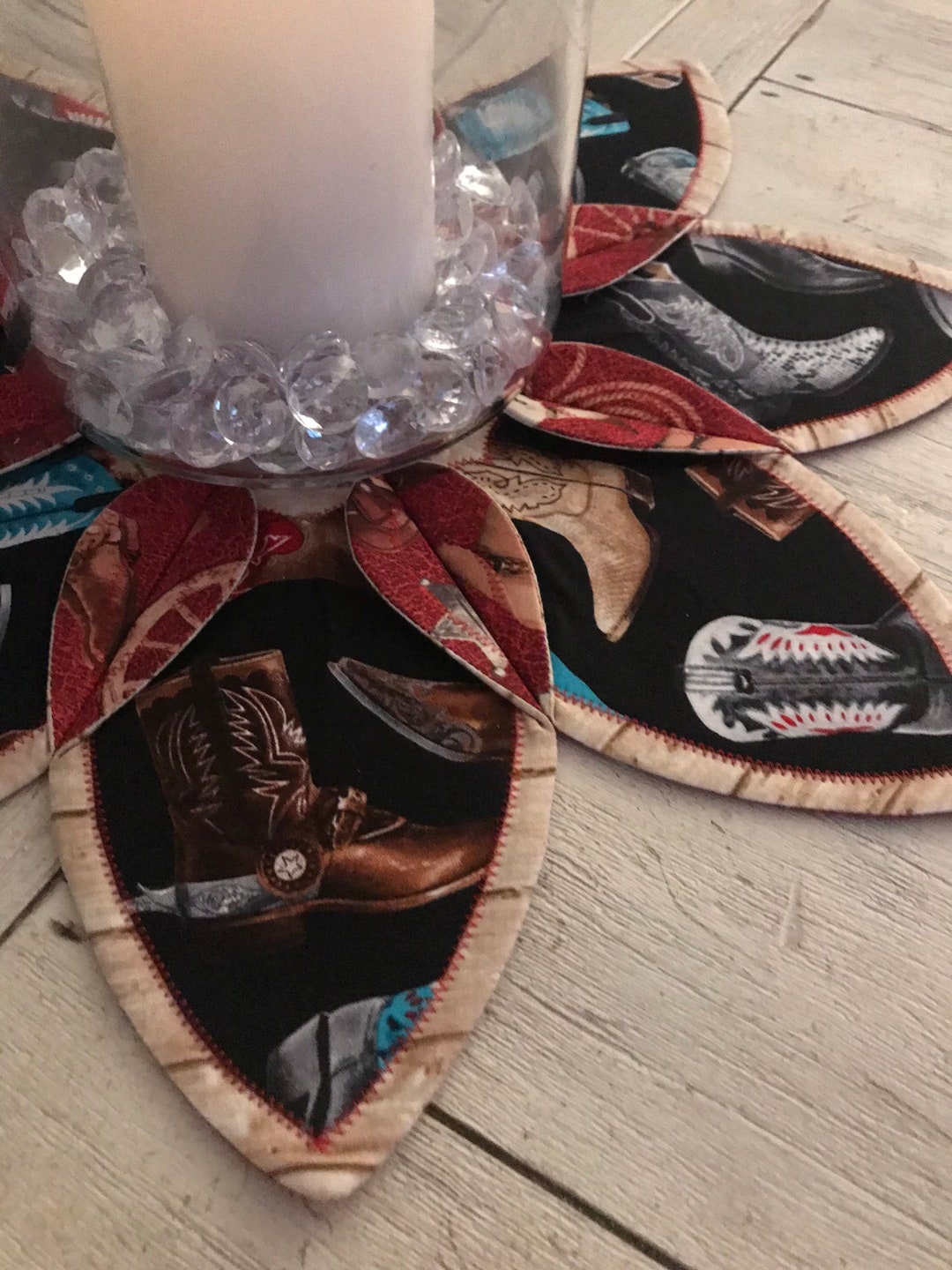 Cowboy Boots Centerpiece Etsy
