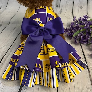 LSU Dog Dress