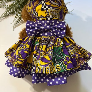 LSU Dog Dress