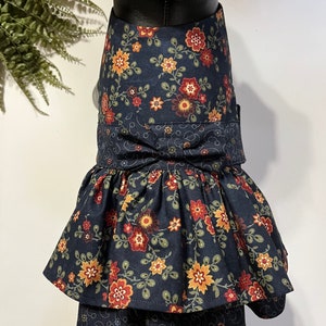 Navy Blue Dog Dress