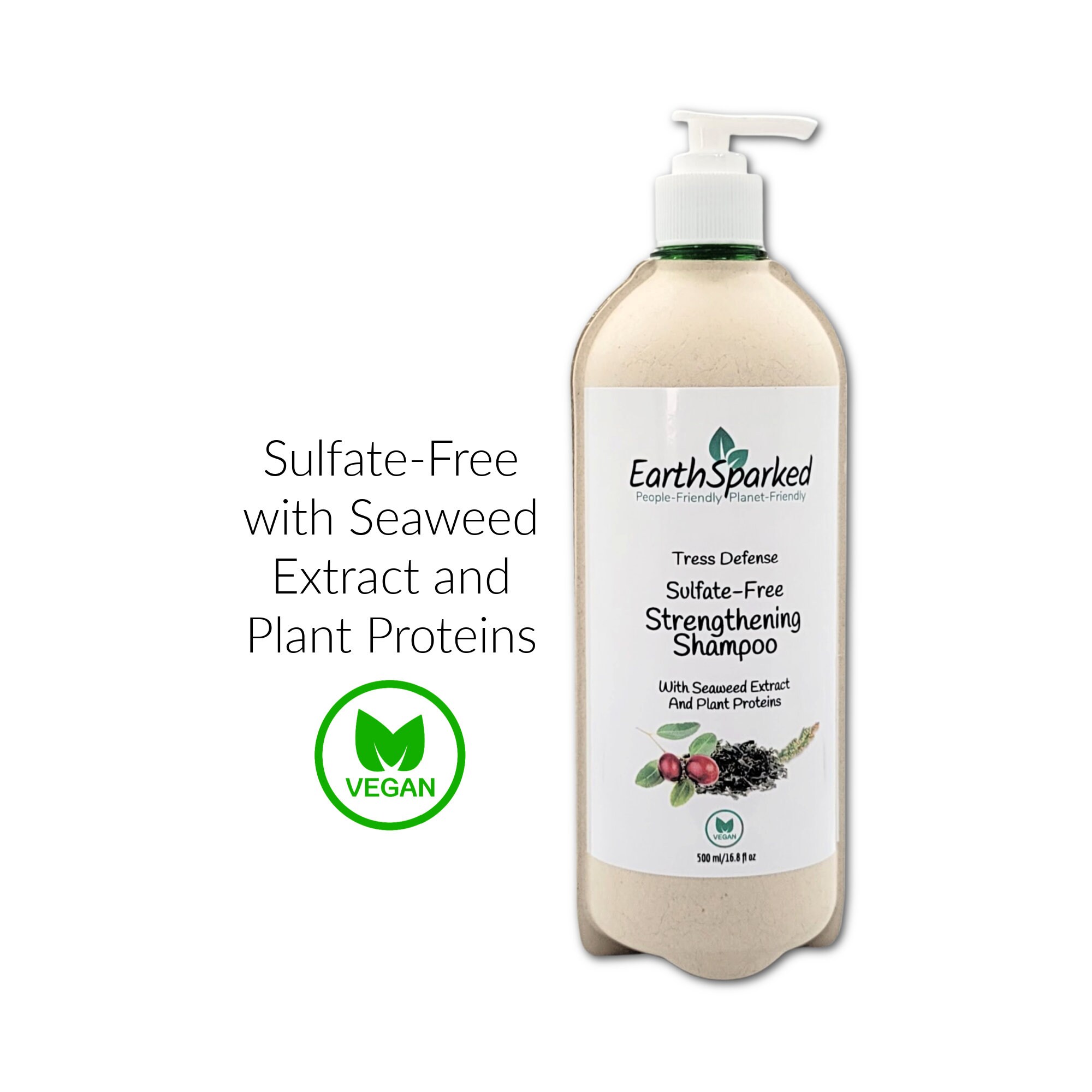 EcoFriendly Gentle Strengthening Shampoo Vegan Etsy