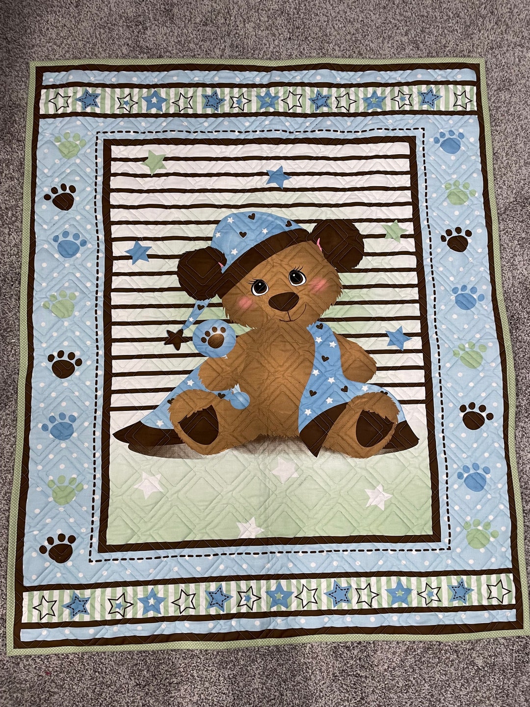 Double Ply Bear Design Blanket For Infant main image 0