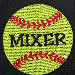 Softball Embroidery Design (Digital Download)