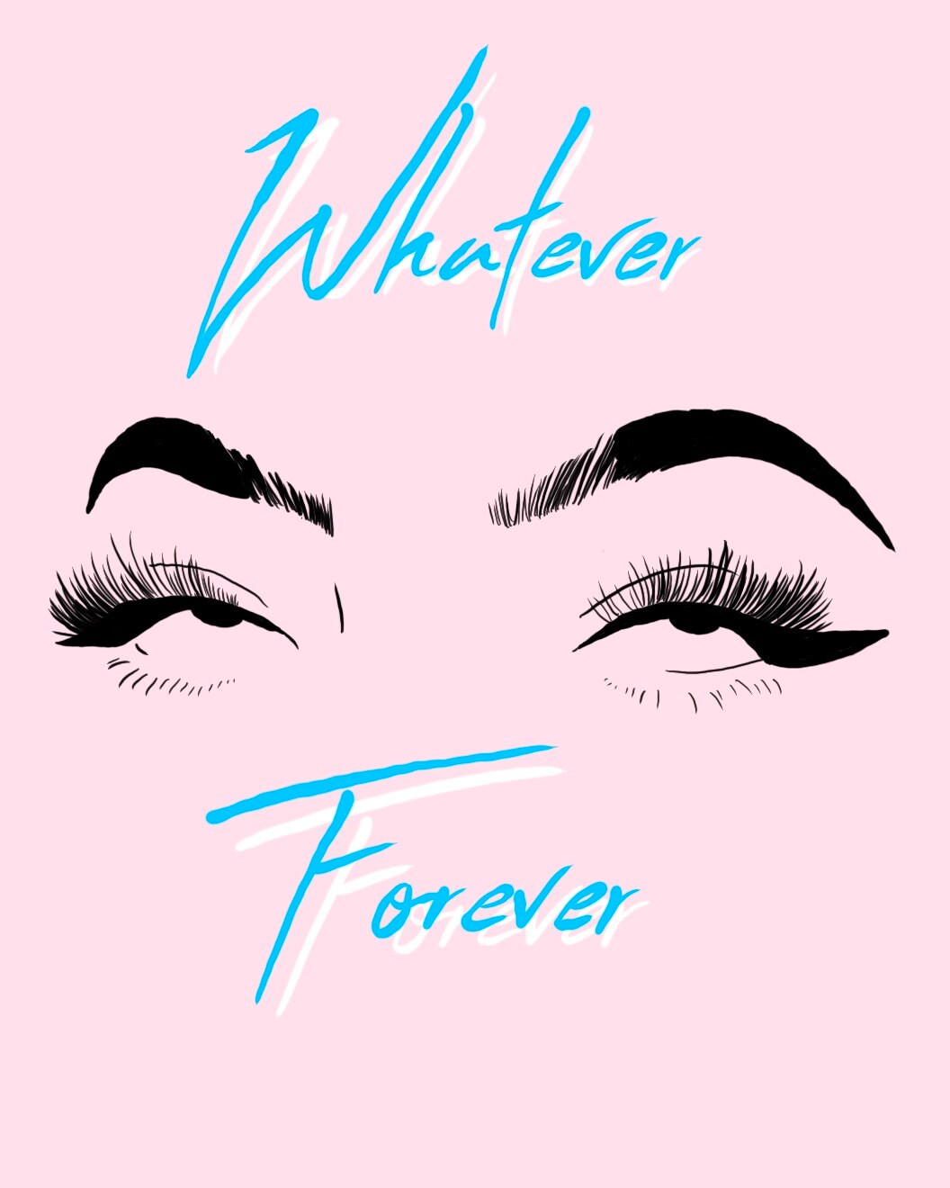 Whatever Forever print Etsy