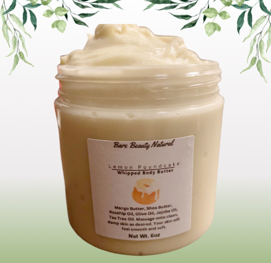 Body Butter, Lemon Poundcake Whipped Body Butter, 6oz Jar. Etsy