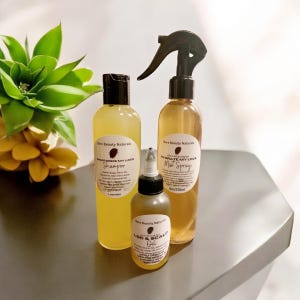 Lok-Pflegepaket, Lok-Feuchtigkeitsshampoo, Lok-Öl, Lok-Spray