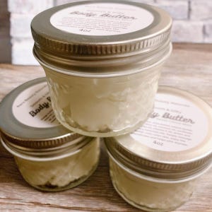 Sweet Citrus Mint Body Butter: Organic Shea & Mango Butter (4oz)