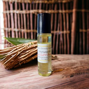 Sea Salt Bamboo Perfume Oil , Roll On Fragrance,  Roll On Natural Perfume Oil, Lasting Scent, Roll On Fragrance