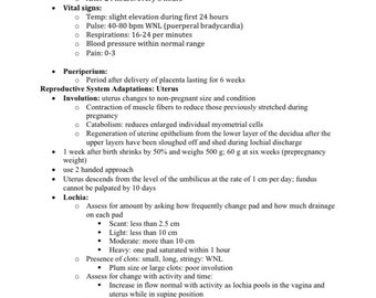 OB Maternal Newborn Nursing Study Guide