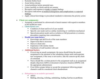 Nursing Leadership and Management Study Guide