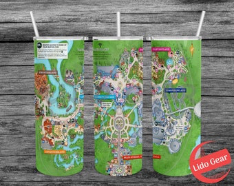disney world map etsy