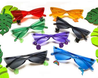 Mix'nMatch Pierced Sunglasses - Choose-Your-Own Charms!