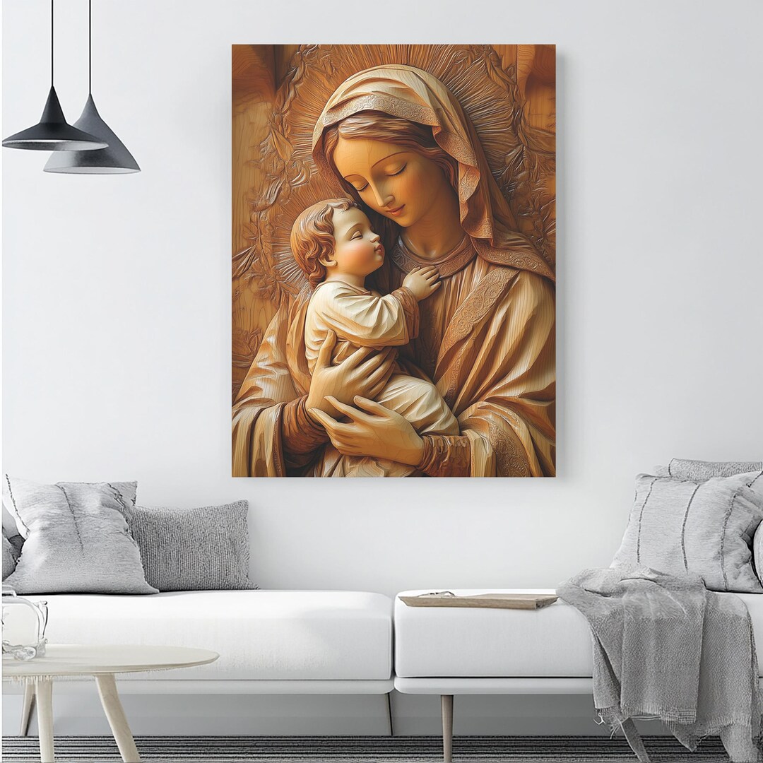 Mary & Jesus Art 6x8 main image 1