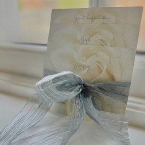 Invitation, Invitation Suite Wedding, Greeting Card with Caligraphy twine, extra. Can be personalised. Variety of finish. Eco-friendly. image 3