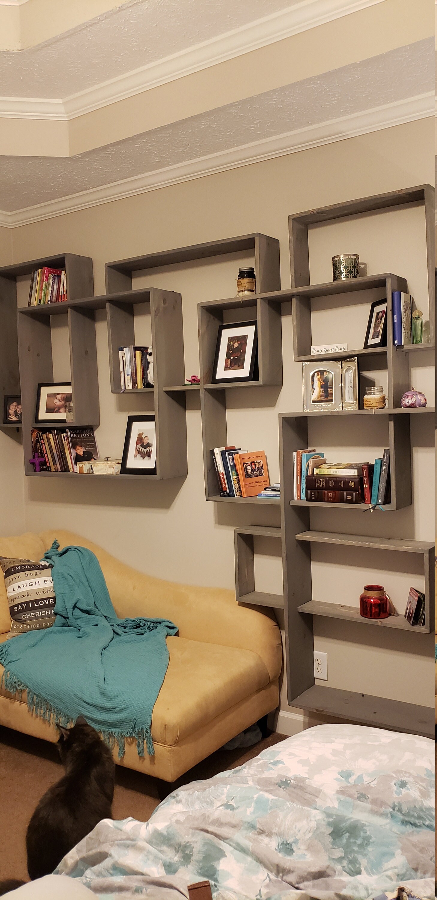 Custom Built All Wood Interlocking Shelves - Etsy
