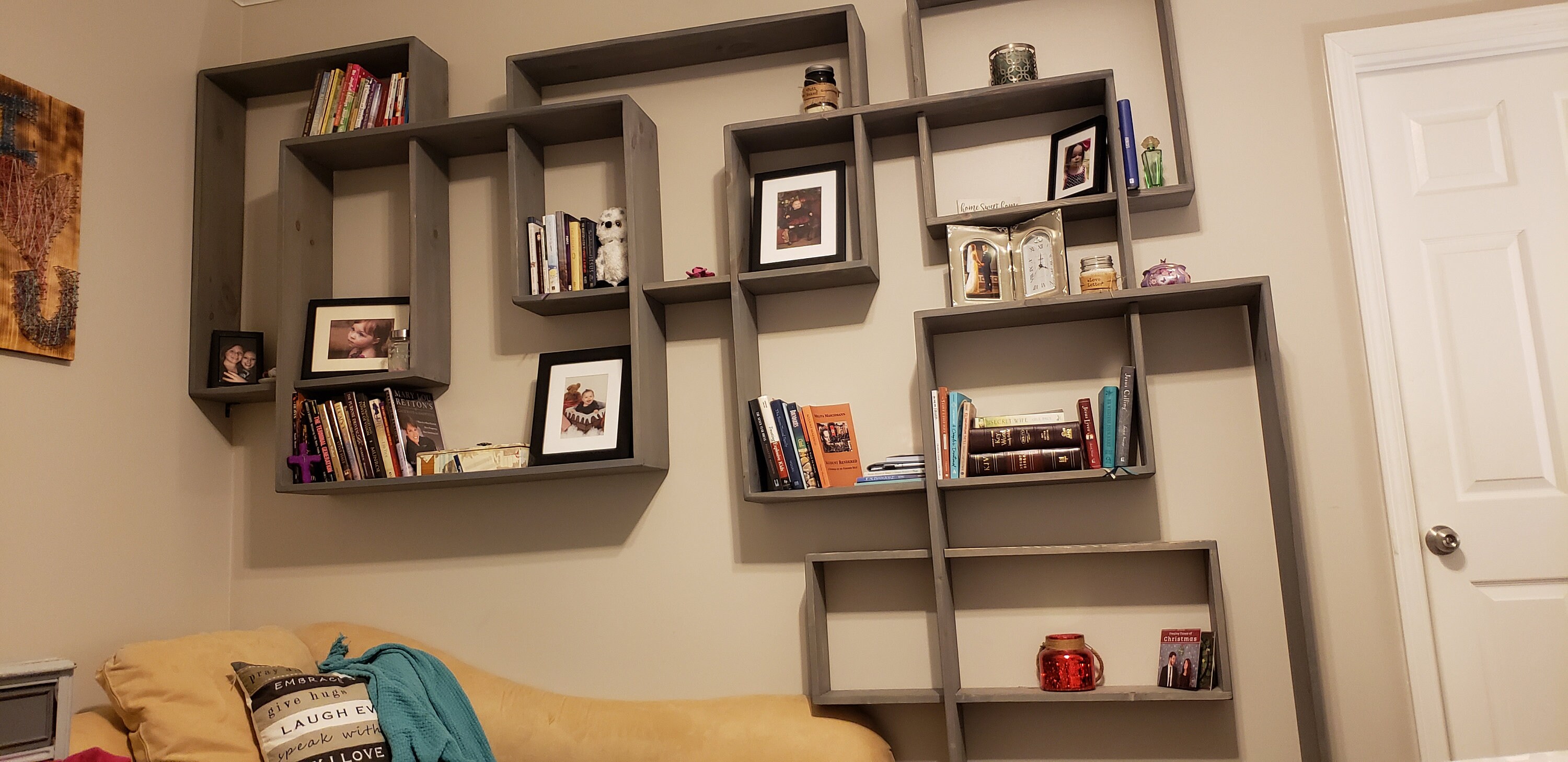 Custom Built All Wood Interlocking Shelves - Etsy