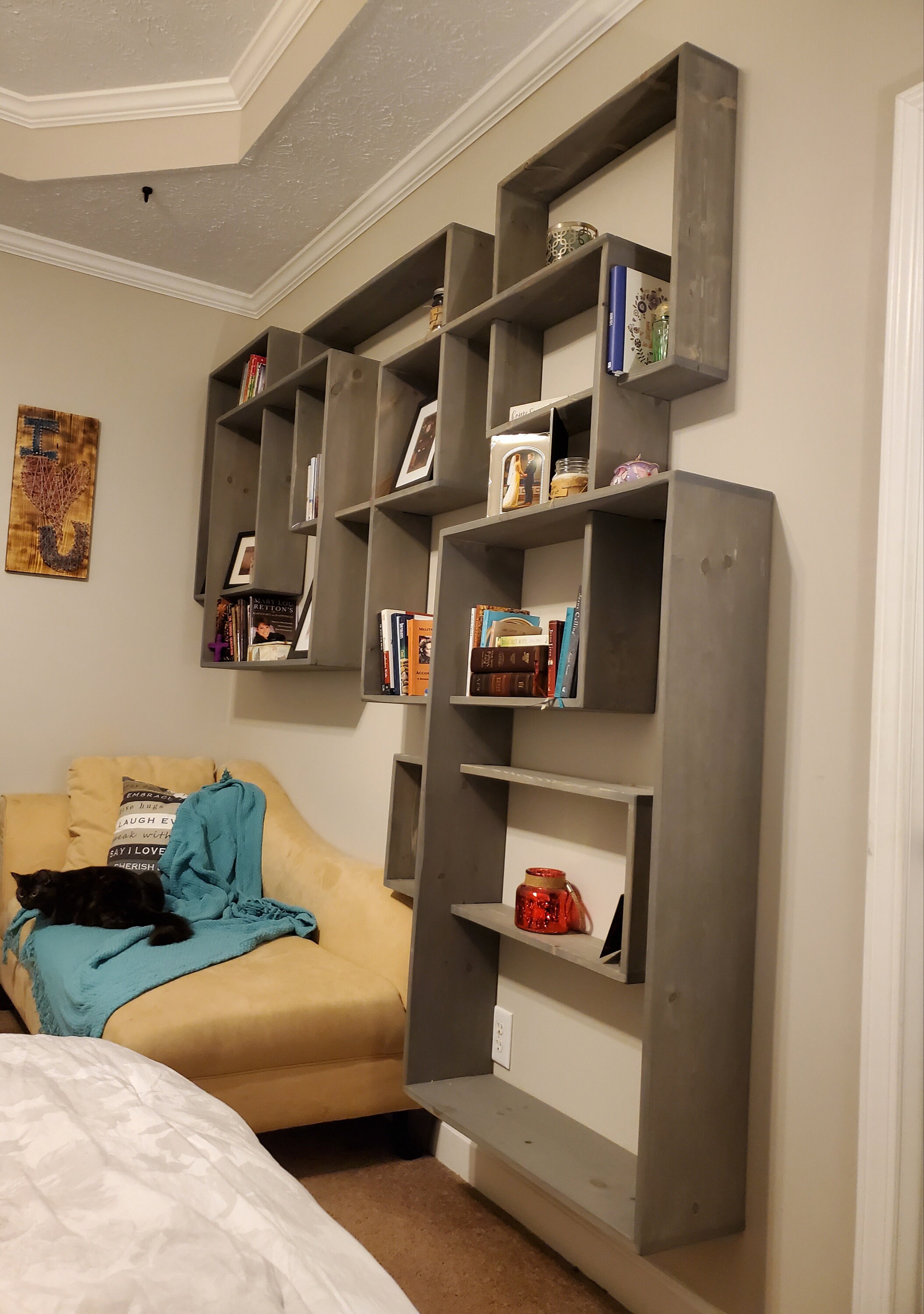 Custom Built All Wood Interlocking Shelves - Etsy