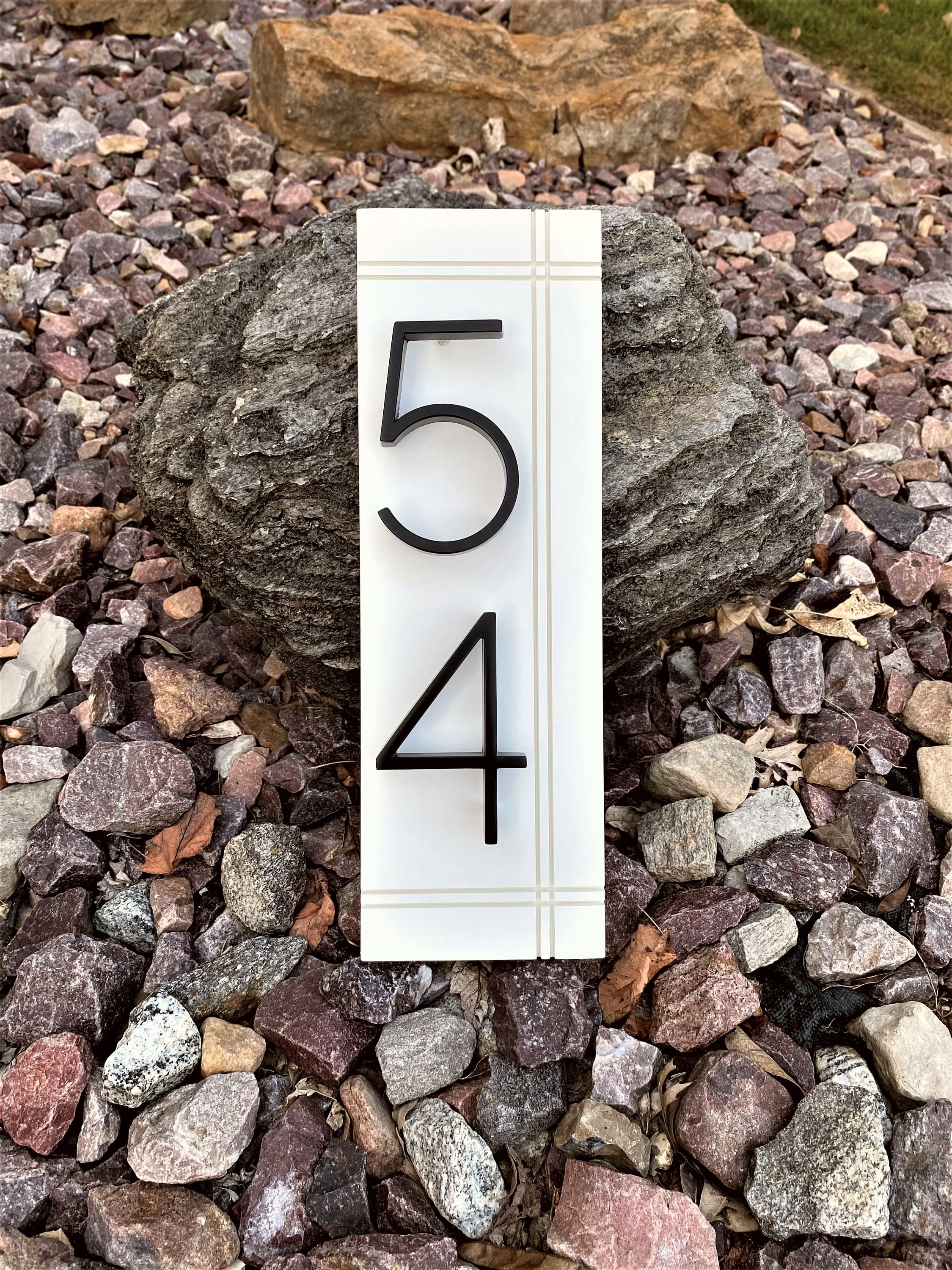 Modern Farmhouse Address House Numbers Address Sign Address Etsy