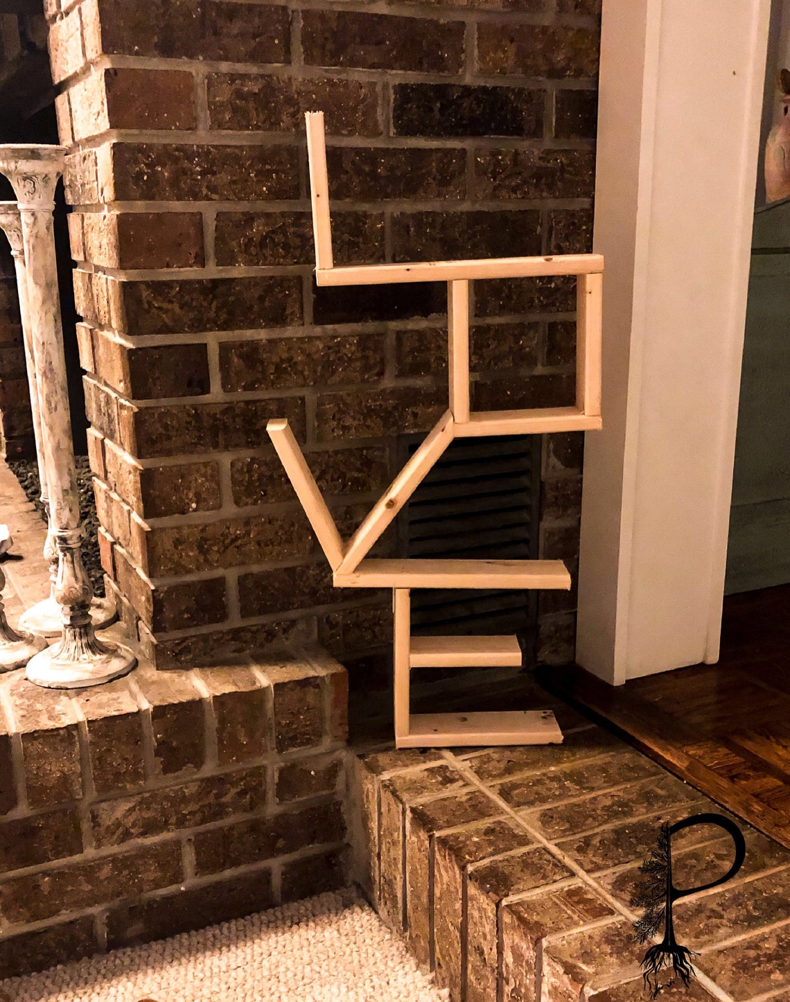 LOVE Letters Shelf Hanging Wall Art Decor Etsy