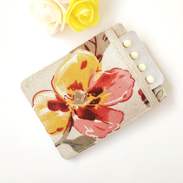 Birth Control Pill Case, Birth Control Pill Sleeve, Travel Pill Holder, Contraceptive Pill Case, Birth Control Holder, Birth Control Pouch