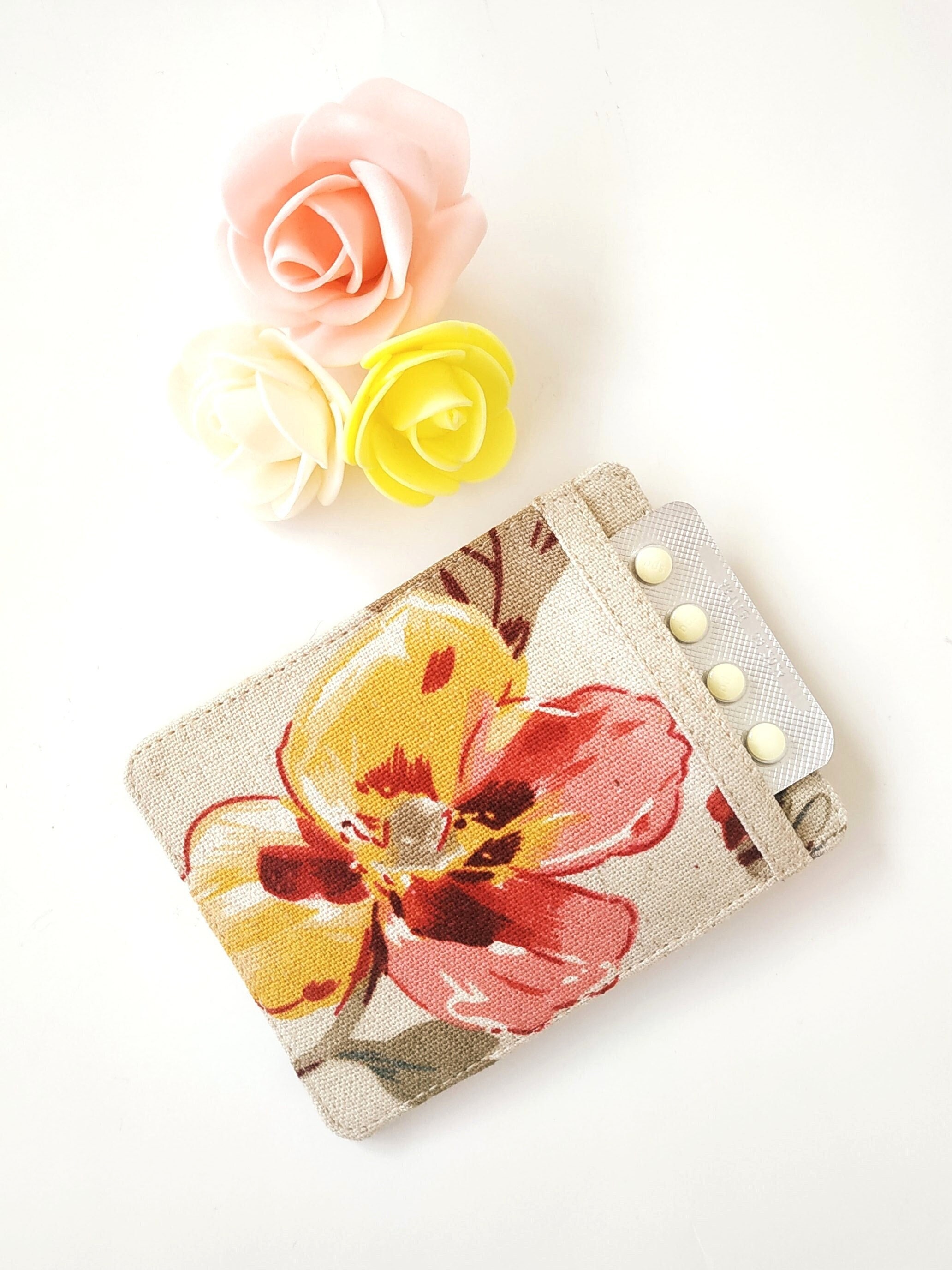 Birth Control Pill Case Birth Control Pill Sleeve Travel Etsy