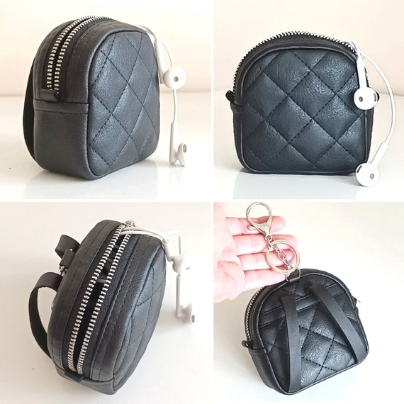 Mini Backpack Purse Keychain Wallet Cute Airpod Case Etsy