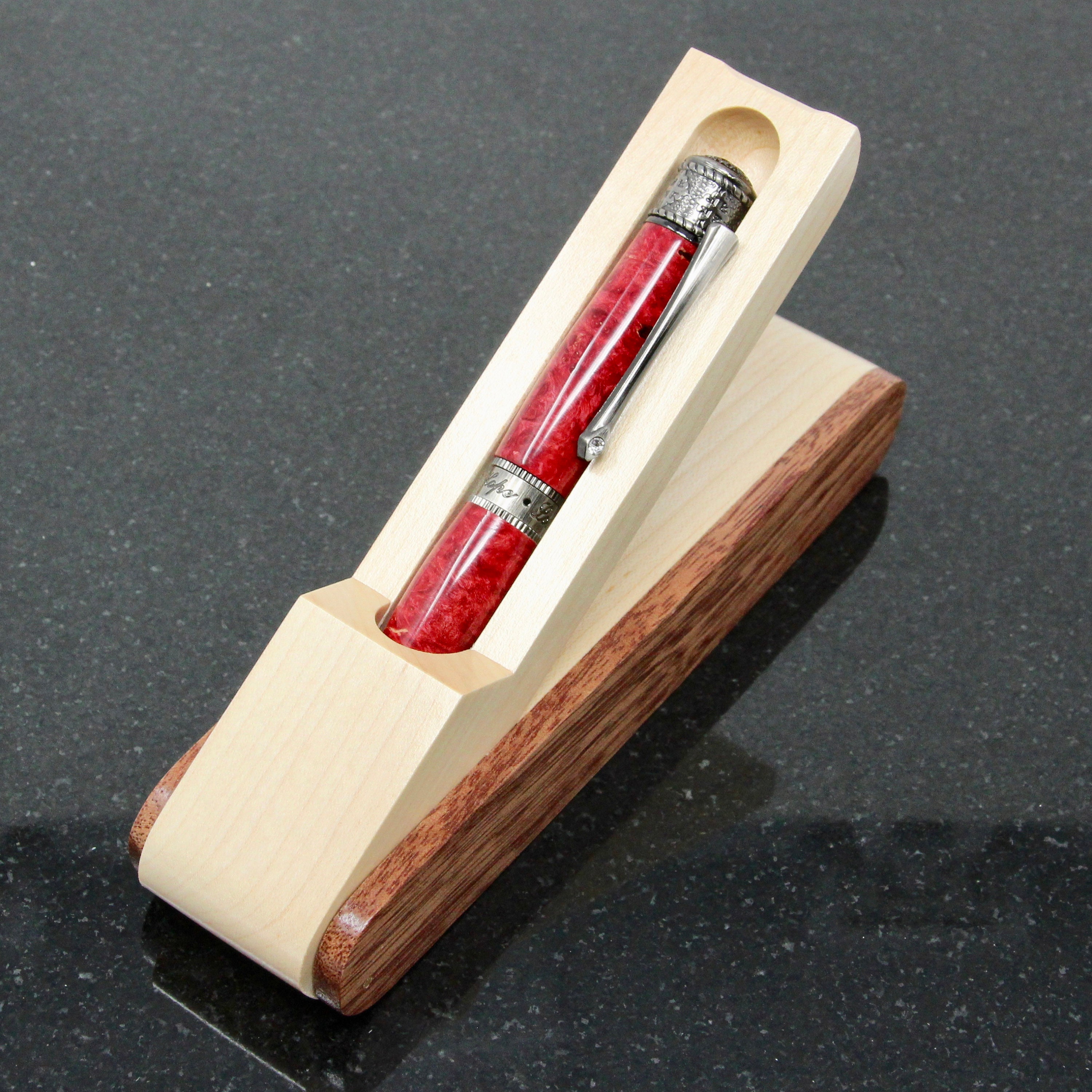 Engraved Wooden Pen Display Box Etsy UK
