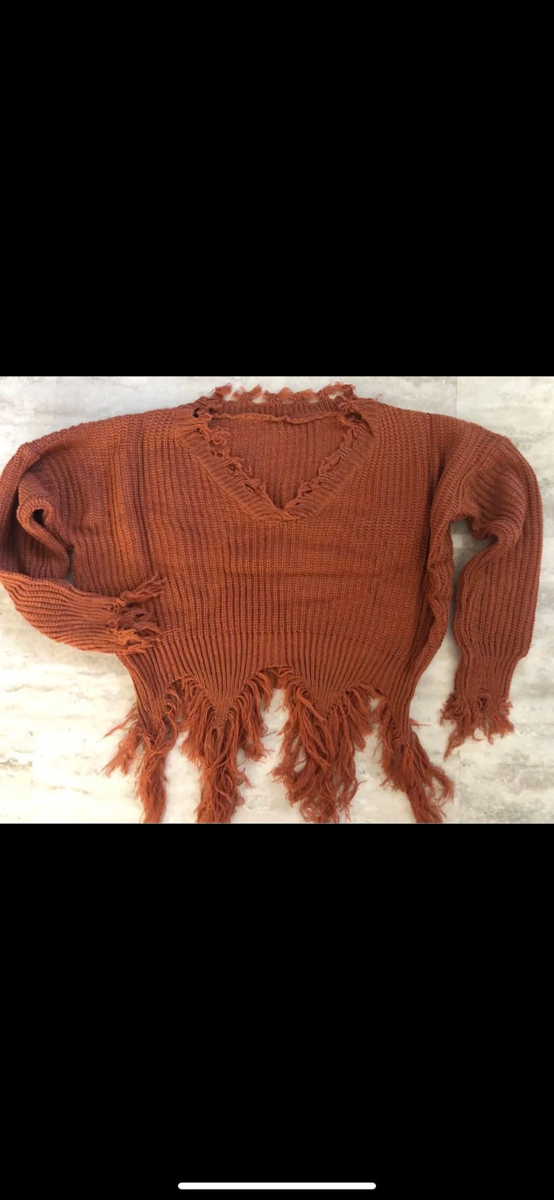 distressed sweater boutique
