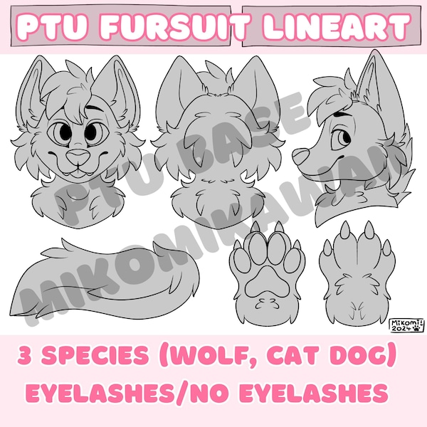 Cat Fursuit Base Ref Etsy