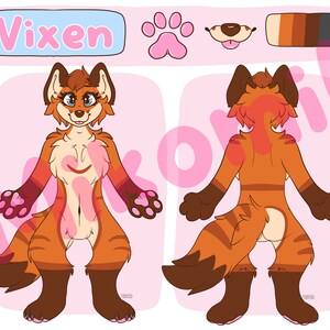 Vixen Furry Porn Cub - Vixen Fox Furry - Etsy Australia