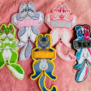 Hangie Tail Fursuit Badges! YCH