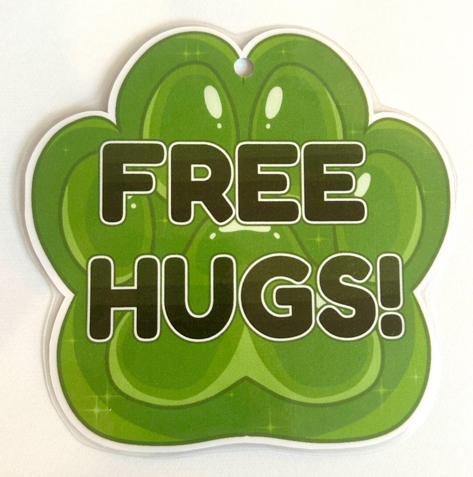 Hug Convention Paw Hug Consent Badges, Furry Cosplay Convention - Etsy