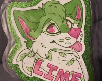 PHYSICAL fursuit badge commissions