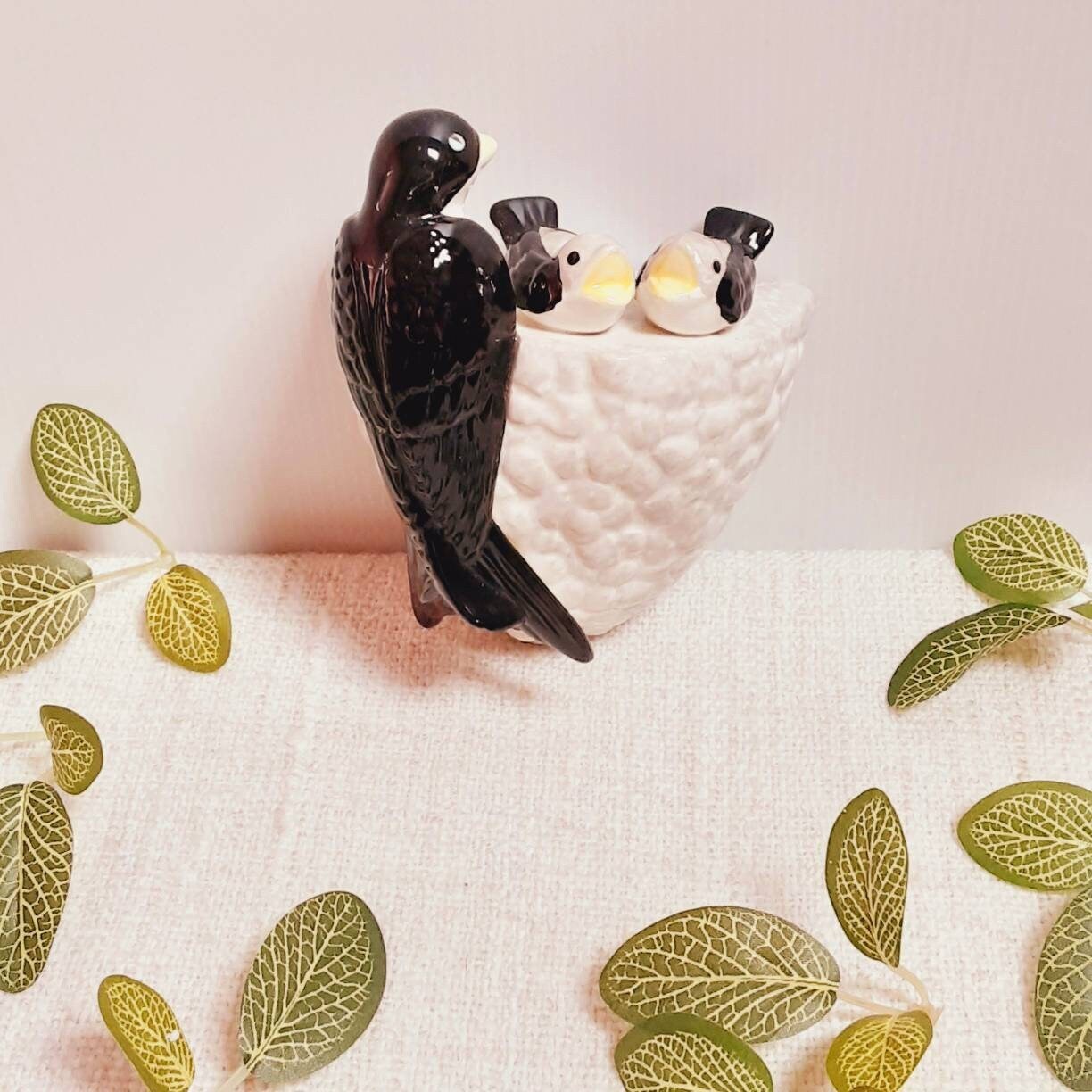 Hirondelles Anciennes.1970.décorations Murales. Hirondelles en Céramique.