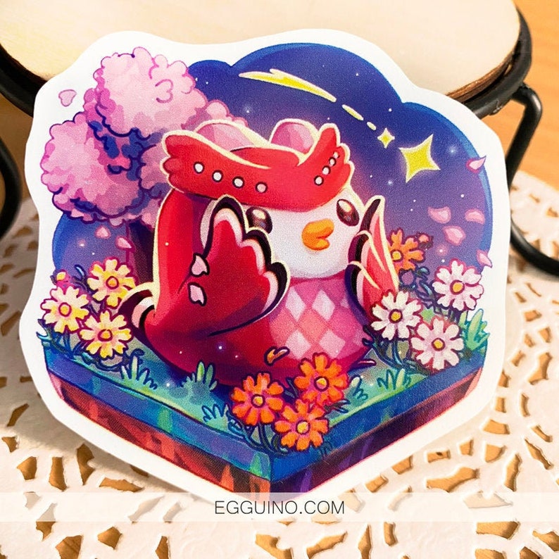 Celeste Vinyl Diecut Sticker  Animal Crossing image 0