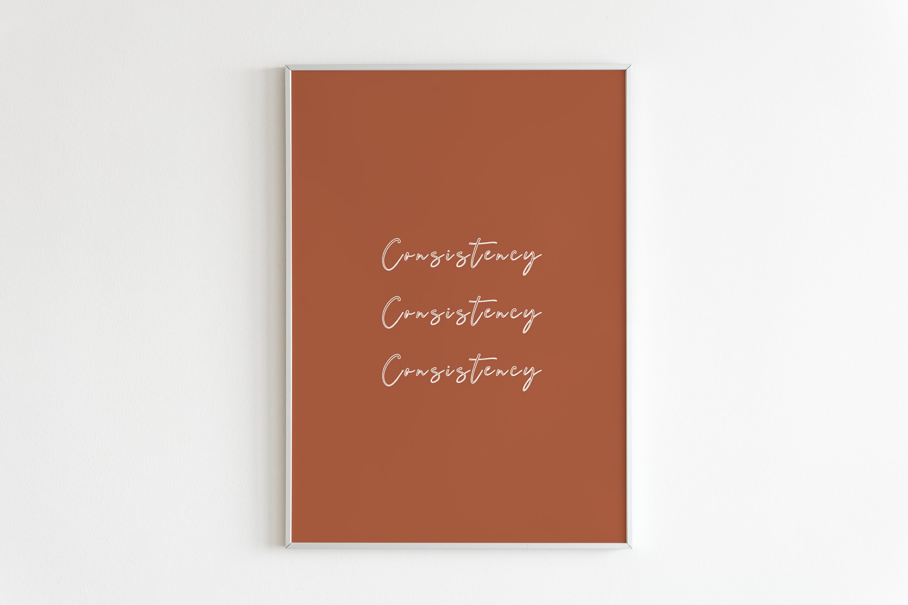 Consistency Printable Wall Art Quotes Wall Art Instant Etsy