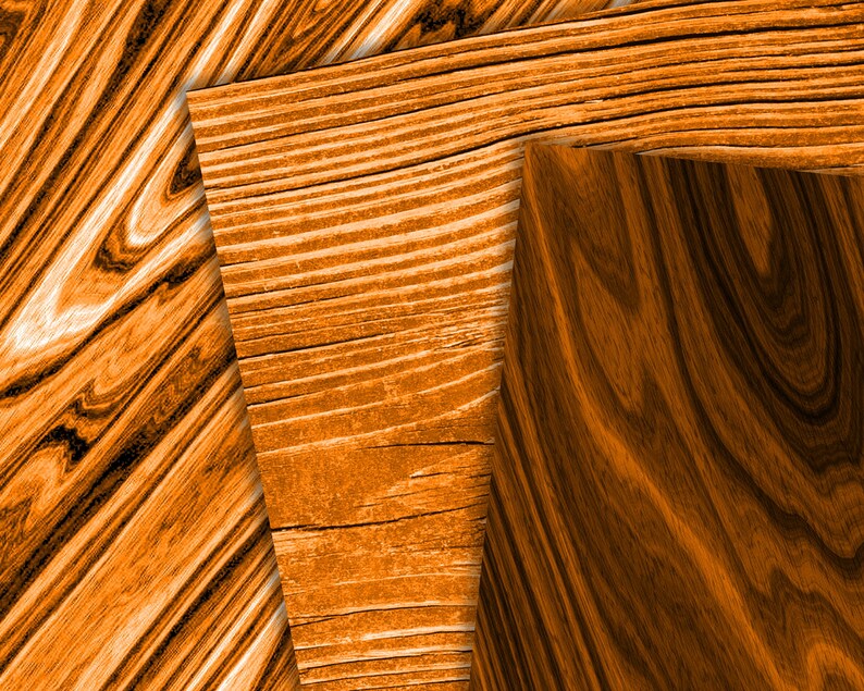 Amber Wood Grains Background Digital Paper Pack 16 Orange Etsy