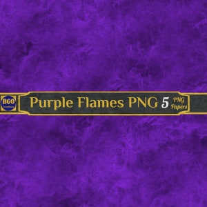 Paquete de papel digital con llamas moradas, 5 papeles con textura para fondo de fotografía, fondos de sublimación PNG, uso comercial en tonos morados