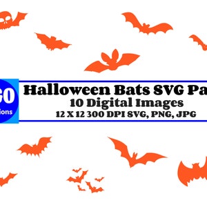 Halloween SVG Bundle Halloween Bat Printable Clip Art Collection Halloween PNG Halloween JPG warstwowy kolor svg nietoperze wampir nietoperz svg