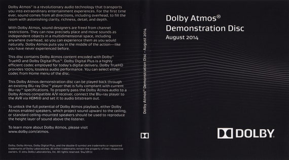 dolby atmos demo bluray dolby atmos demo bluray