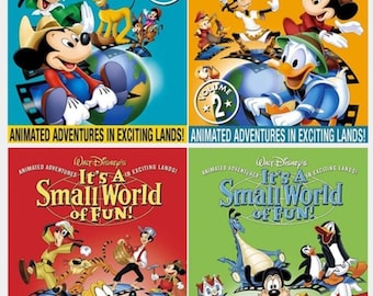 Walt Disney's It's A Small World Of Fun 4 x dvd-regio, alleen gratis (alleen schijven)