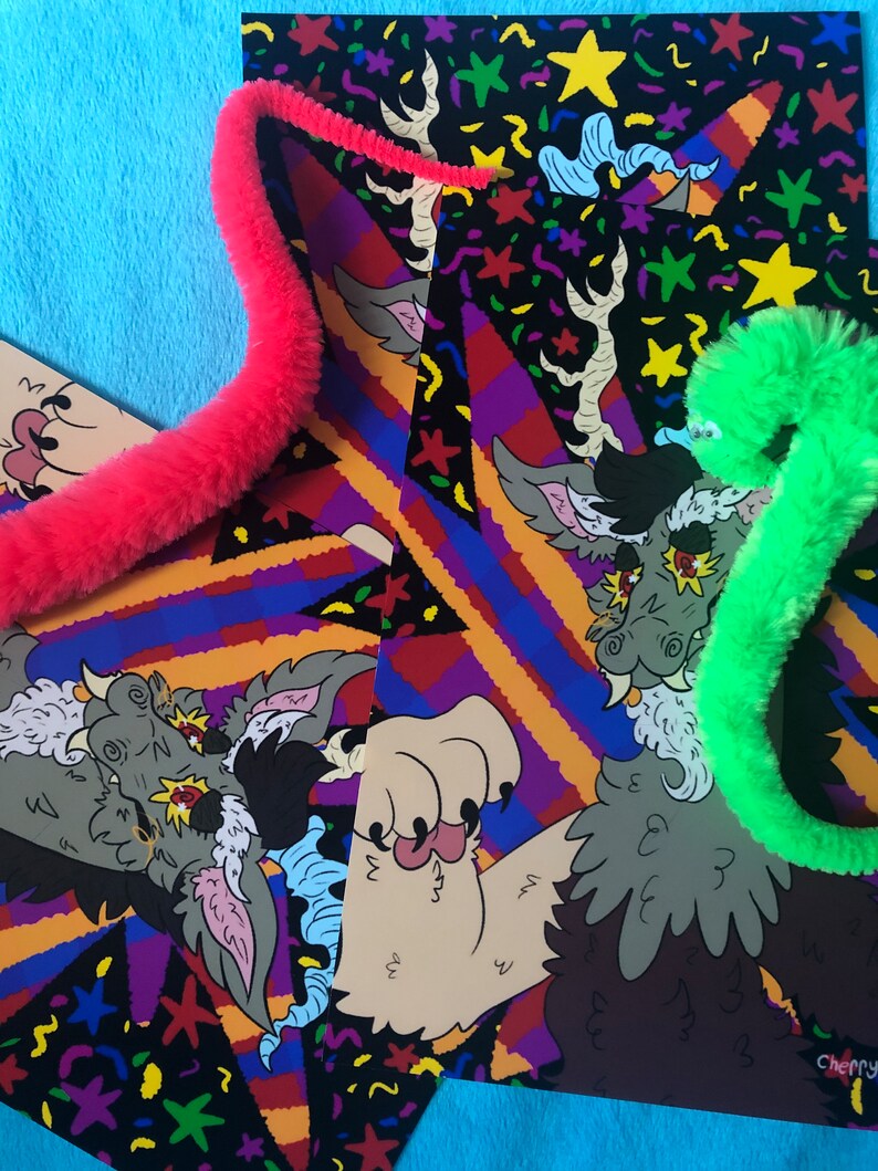 Discord MLP Inspired Art Print - Etsy