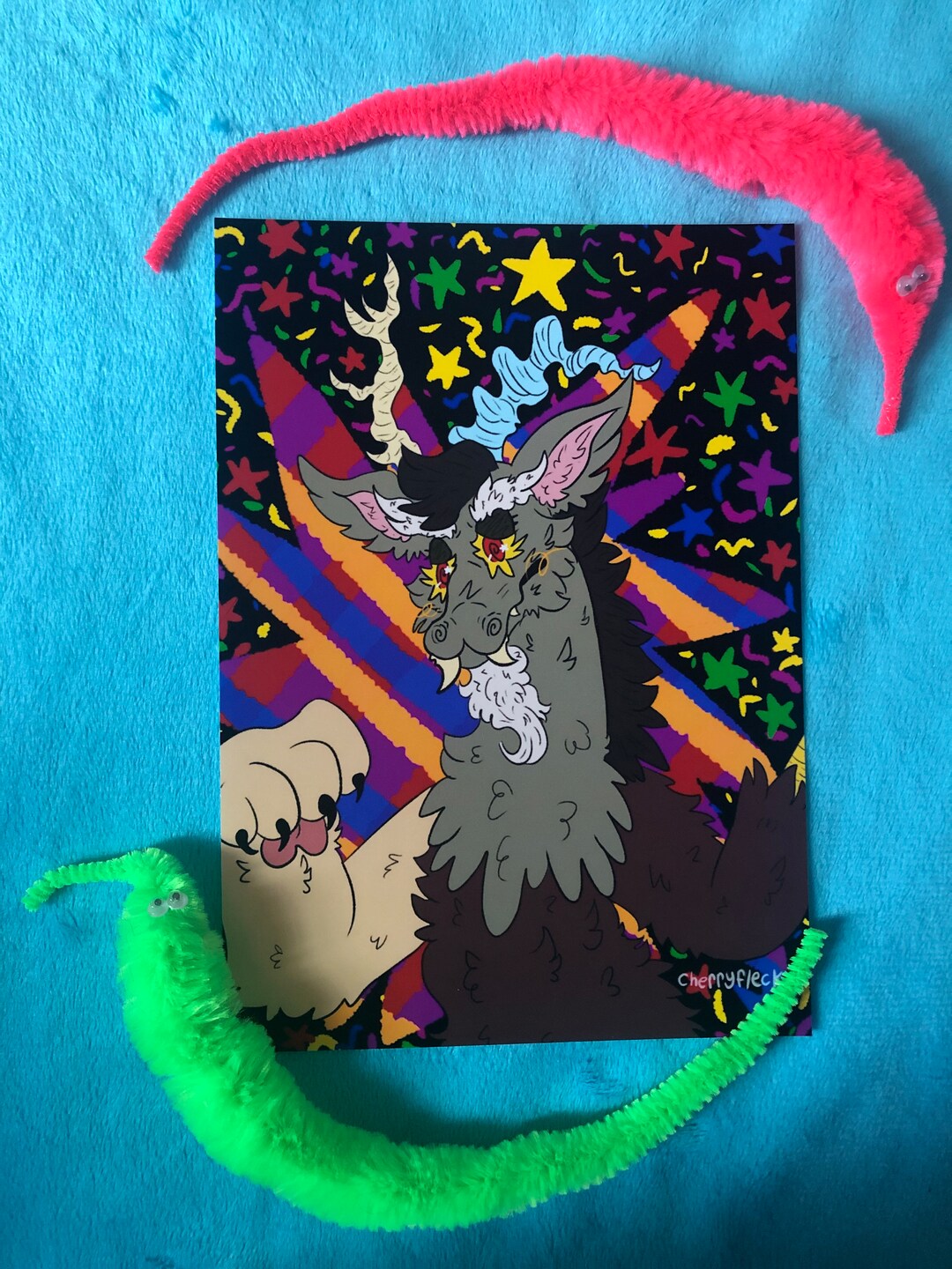 Discord MLP Inspired Art Print - Etsy