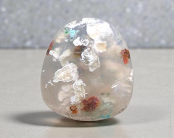 Natural Copper Chalcedony Cabochon – Freeform 28 mm – New Material 2022 – Indonesia – Ref. CCC2