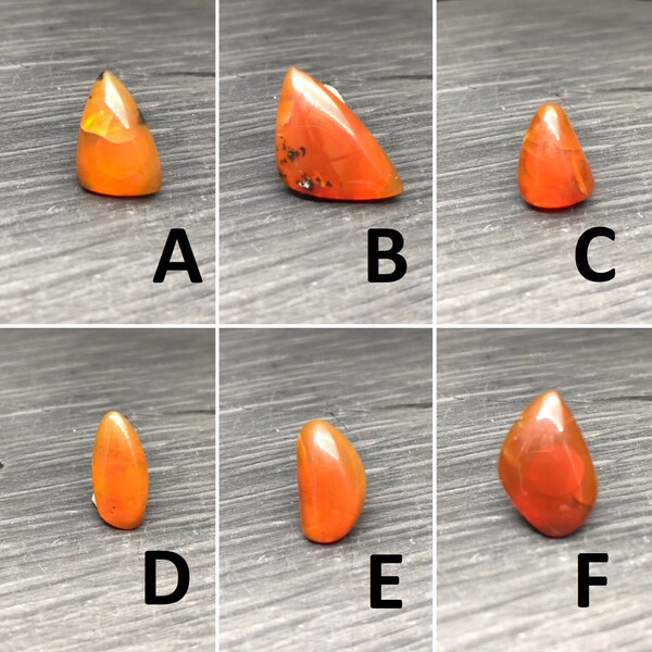 Opale De Feu Mexicaine Orange - 65+ Carats - Pierre Précieuse Taillée - Qualité Excellente - Création Labo (Australie)