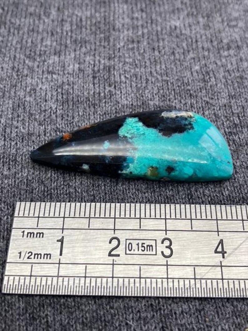 Copper Silica Rocks Gem Silica Cabochon (copper-bearing Rock) – Triangular Shape 42mm ...